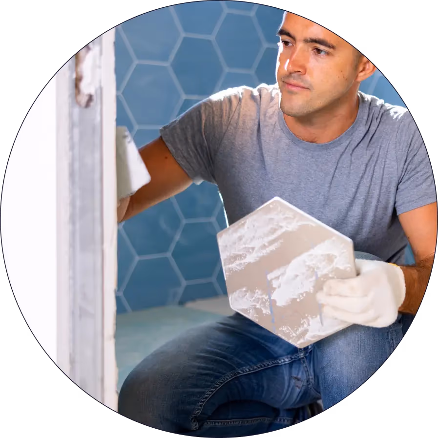 The Handyman Company craftsman working on a home repair